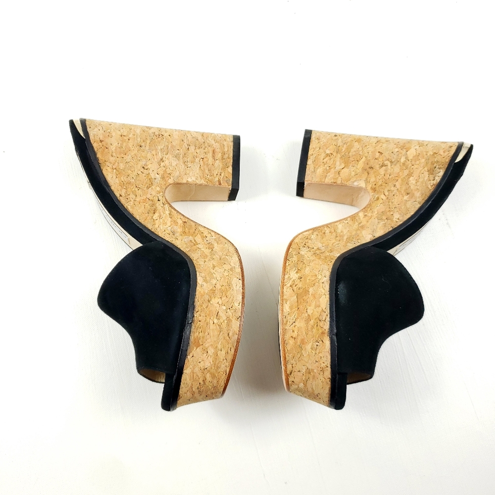 Jimmy Choo Deedee suede platform mules - Picture 4 of 16